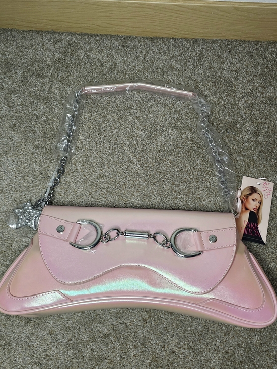 Paris Hilton Handbags - Paris Hilton Iridescent Pink Shoulder Bag